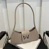 2024 Nueva Moda Simple Personalidad Bolso Cuadrado Pequeño Casual Textivo Bolso de Axila Bolso de Hombro Elegante de Color Sólido para Mujer