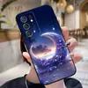 Aplicável para Capa de Celular Samsung S25 Ultra Capa Protetora A57 S24 Céu Estrelado Mar de Flores TPU Macio S26 PLUS Lua
