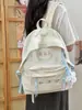 Mochila Fofa de Urso para Meninas Mochila Leve Pequena Casual para Viagem Mochila Escolar para Campus para Alunos do Ensino Fundamental e Médio Meninas