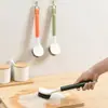 Cepillo para olla artefacto para lavar ollas de cocina doméstica cepillo para aceite antiadherente para lavar platos cepillo de limpieza de mango largo para desincrustar manchas de aceite
