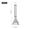 Cuchillo Pelador de Acero Inoxidable 304 Pelador Multifuncional de Frutas Pelador de Verduras Raspador Cuchillo Pelador Rallador de Frutas