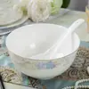 Juego de Vajilla de Cerámica Jingdezhen Platos Domésticos Simple Hueso de China Vajilla Regalo Diario Fuente Fabricante Mayorista