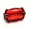 Venta al por mayor de fábrica luz de bicicleta luz trasera bicicleta de montaña 5 LED luz de advertencia colorida luz de bicicleta // luz trasera de mariposa