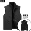 Colete Transfronteiriço M-6XL Outono e Inverno para Homens, Casual com Forro de Fleece, Espessado, Gola Alta, Múltiplos Bolsos, Roupa de Trabalho para Fotografia ao Ar Livre e Pesca
