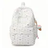 Mochila de Estilo Nuevo para Chicas de Secundaria, Linda Mochila con Lunares y Lazo, Mochila para Estudiante Universitaria para Clase, Mochila Femenina