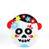 Gorro Rojo de Santa Claus Navideño Sombrero de Fieltro Diadema Kit de Materiales Hecho a Mano para Niños Decoraciones de Jardín de Infancia DIY