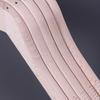 Percha de madera maciza de haya sin pintar para tienda de ropa, percha para pantalones, percha para adultos, señoras, niños, venta al por mayor
