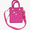 Suministro transfronterizo de Amazon en stock Bolsa de gelatina EVA bolsa con agujeros bolsa de playa de verano vacaciones bolso de mano simple diy