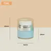 Frascos de Creme com Bomba a Vácuo Personalizados 15g 30g 50g Frascos Azuis para Loção Frascos para Creme Facial Embalagem para Protetor Solar Personalização