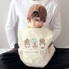 Colete de Roupa Infantil Coreana, Novo Estilo Outono, Versão Coreana, Camisa Base Versátil Estilosa para Menino Bebê, Calça Casual, Conjunto de Três Peças Tendência