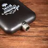 Petaca de Acero Inoxidable 304 de 6 Onzas Portátil Pequeña para Exteriores Botella de Vino Pequeña Regalo de Alta Gama Set de Vino Petaca Plana de Acero Inoxidable