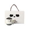 Taza de Té Panda Taza para Separación de Té para el Hogar Taza de Agua de Cerámica Taza Personal Especial Linda Taza para Oficina