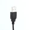 Cable de extensión micro USB, cable de datos USB a micro USB, cable de datos de computadora negro