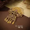 Broche caliente transfronterizo del sudeste asiático, diseño hueco, aleación, temperamento, borla de diamante clásica, adornos para el pecho, venta al por mayor