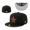 Boné de Baseball MLB Comércio Exterior Novo Boné Fechado Unissex Bordado Hip-Hop Tamanho do Boné Proteção Solar ao Ar Livre Boné à Prova de Vento