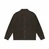 Yidao Vintage 2026 Otoño Nuevo Retro Japonés Tejido Waffle Color Sólido Cardigan de Botones con Cuello Solapa Chaqueta Suéter para Hombre