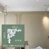 Línea de PU Línea de estuco imitación francesa Borde de pared de fondo de TV Tira decorativa Línea de modelado Flor de esquina de techo europea