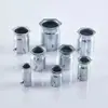 Conector de Caixa de Tubo Galvanizado KBG/JDG/SC Clipe de Travamento Rosca Interna com Porca de Travamento de Prego Copo Rosqueado Pente Conexões de Eletroduto Metálico