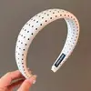 Diadema de lunares versátil estilo coreano Maillard, un imprescindible para peinar y recoger los pelos sueltos, nuevo modelo 2026, para uso diario, accesorio para el cabello para mujer