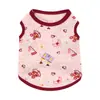 Ropa para Mascotas Ropa de Primavera y Verano Linda Ropa Chaleco para Perro Gato Transpirable Chaleco Delgado de Algodón para Mascota
