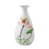 Pigmento blanco quemando cerámica jarrón chino pintado a mano flor seca decoración hidropónica de flores sala de estar dormitorio decoración de arreglo floral dispositivo para flores