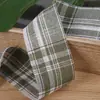 Cinta de Lino a Cuadros de Color Contrastante para Lazos Hechos a Mano Accesorios para el Cabello Ropa de Bebé Zapatos Calcetines Ropa Cinta Decorativa para Cajas de Regalo