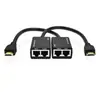 Direto da fábrica HDMI para rj45 porta dupla de cabo de rede Extensor HDMI sinal de amplificação Fiação de projeto KTV 30 metros