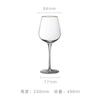 Copa de borde dorado borde denso rayas verticales Borgoña vaso para cóctel de whisky vaso para vino tinto cristal cristal copa de champán