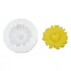 Molde de Silicona de Girasol, Adorno de Velas Aromáticas de Margarita, Horneado de Pasteles Mousse, Molde para Jabón Artesanal