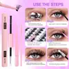 Pestañas Postizas Segmentadas de Venta Caliente Transfronteriza 30D/40D Pestañas con Rizado D de Amazon Set de Extensiones de Pestañas Transfronterizo Europeo y Americano