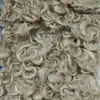 Tecido de lã de ovelha felpudo com estampa de tigre, tecido de ovelha grande com textura de anel