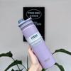 Vaso termo Taishuo para estudiantes hombres y mujeres, simple, portátil, de acero inoxidable, taza de agua, portátil, de gran capacidad, botella de agua deportiva, hervidor