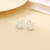 Yuebao Jewelry Plata de Ley S925 Caballo Mecedor Moda Estilo Coreano Gama Alta Año del Caballo del Zodiaco Pendientes de Plata Únicos