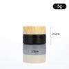 Tampa com textura de madeira marrom frasco creme 20g frasco creme selado frasco creme para olhos 30g cosméticos sub-engarrafado frasco vazio