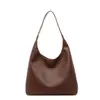 Bolsa Tote Retrô Tendência de Grande Capacidade para Mulheres 2025 Outono Nova Bolsa Versátil Casual de Alto Padrão Ombro Único Axila