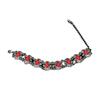 Pulseira Boêmia Étnica Retrô Transfronteiriça com Pedra Olho de Cavalo Prata Antiga Pulseira Personalizada Criativa Pulseira Joia da Moda