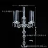 Adereços para Casamento Transfronteiriço, Castiçais Transparentes de Luxo Leve, Guias de Caminho para Casamento, Decorações de Mesa, Decorações de Casa para o Natal, Enfeites de Castiçal