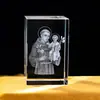 Cupido Música Ángel Talla de Cristal - Abastecimiento en Amazon, Cubo de Talla de Cristal Exclusivo Transfronterizo Regalo Creativo