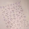 Pegatinas para Uñas Tensor Magic Girl Láser Corazón de Amor M1410 Serie Dulce Fresca Hermosa Chica Estrella Luna Corazón de Amor