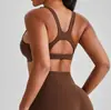 Sujetador Deportivo Sexy Europeo y Americano Transfronterizo sin Espalda con Almohadillas en el Pecho Nuevo Transpirable a Prueba de Impactos Yoga de Reúne para Mujeres 2238