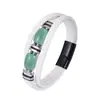 Pulsera Ojo de Tigre de Venta Caliente Transfronteriza Europea y Americana Pulsera Tejida Multicapa para Hombre Pulsera con Hebilla Magnética de Acero Inoxidable Joyería Vintage