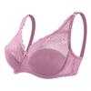 Estación Independiente de Verano Transfronterizo Encaje Negro Cómodo Push-Up Ropa Interior para Niñas Talla Grande Copa de Algodón Almohadilla para el Pecho Sujetador para Mujer