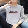 Camiseta Masculina de Manga Longa, Versátil Outono Tamanho Grande Estilo Coreano Streetwear Tendência Casual Poliéster Camiseta Atacado