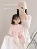 Mameluco de Bebé Recién Nacido Verano Manga Larga Apertura Diagonal Mono Panda Lindo Infantil Sin Costuras Acondicionado Traje para Gatear