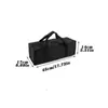 Bolsa de Almacenamiento de Herramientas de Tela Oxford 600D Bolsa de Almacenamiento para Suministros de Exterior Bolsa de Almacenamiento para Postes de Toldo Bolsa de Almacenamiento para Tienda de Campaña