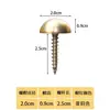 Parafusos Tipo Cabeça de Cogumelo de Latão Puro Imitação Antiga Estilo Chinês, Parafusos para Puxadores de Portas de Armários de Móveis, Tampas Decorativas, Belas Tampas, Pregos Publicitários
