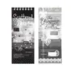 Serie de Poesía Micro-Mundo del Crepúsculo Libro de Pegatinas Base Retro Europea Set de Pegatinas Decorativas de Collage DIY 2 Estilos