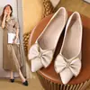 Zapatos Planos para Mujer Estilo Otoño 2025 Zapatos Mocasines Estilo Celebridad de Internet Chanel Zapatos Planos de Hada Suave con Lazo