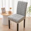 Atmósfera Minimalista Moderna Funda de Silla Tejida Jacquard Grueso Funda Elástica para Silla de Comedor Funda para Taburete Temu En Stock Dropshipping