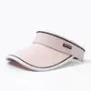 Chapéu de Sol para Crianças Verão Esportes Corrida Topo Vazio Chapéu de Sol para Praia Exterior Bico de Pato Rosto Exposto Pequeno
